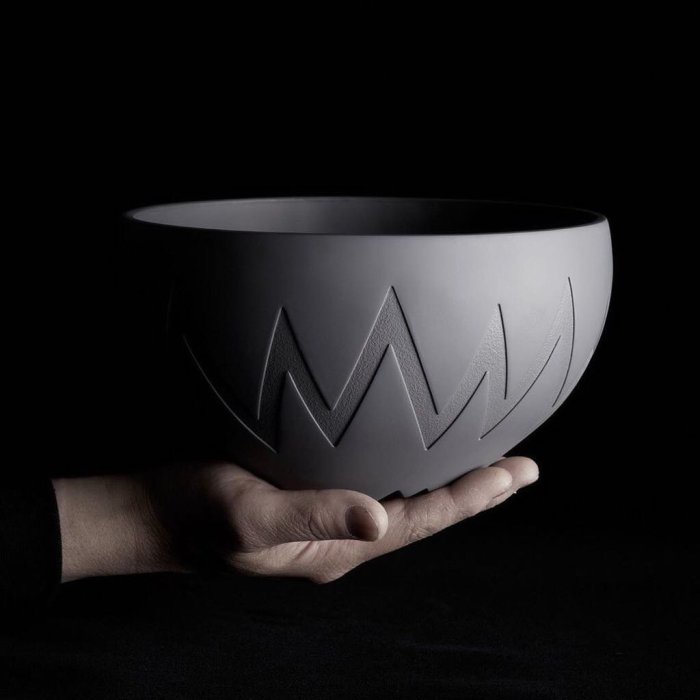 純正限定SRL . SMALL BOWL GRAY グレー ネイバーフッド どんぶり 花瓶・フラワースタンド