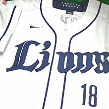 貳拾肆棒球--日本帶回日職棒西武獅涌井選手球員版球衣/ nike 製作