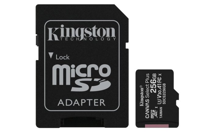 金士頓 256G 記憶卡 SDCS2/256GB microSDXC CanvasSelect Plus A1