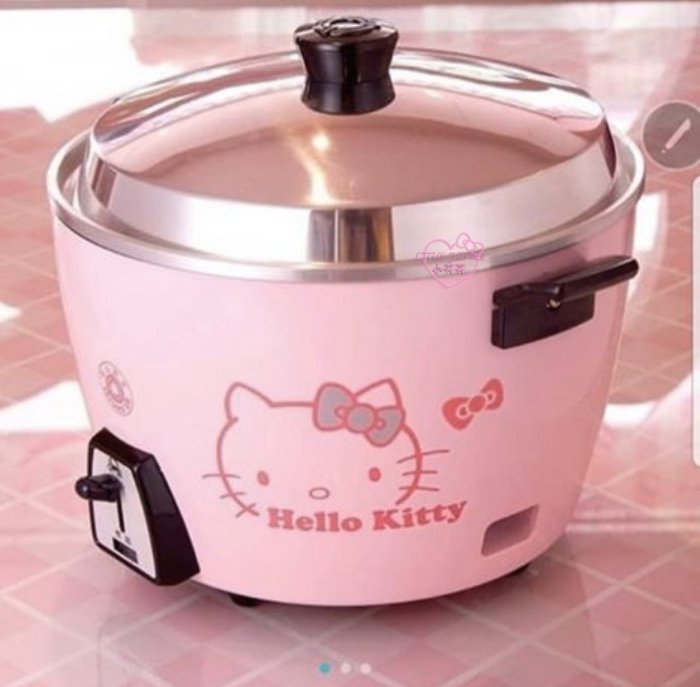 ♥小花花日本精品♥ Hello Kitty 限量粉色大同電鍋 大同10人份電鍋 蒸口罩必備 造型可愛 現貨