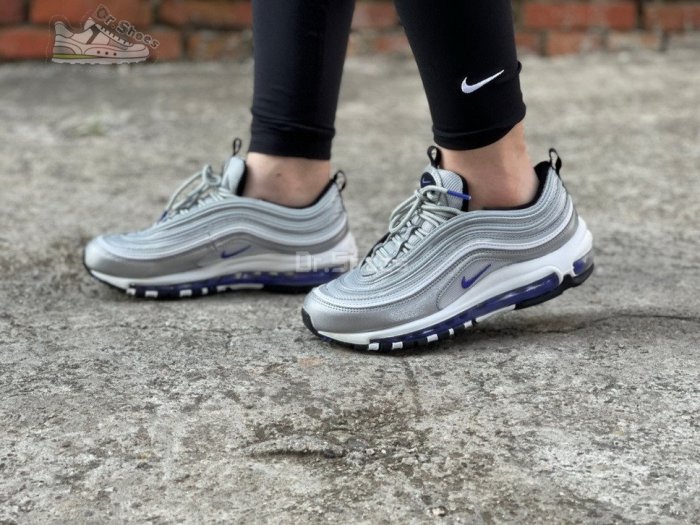 【Dr.Shoes 】Nike Air Max 97 銀藍勾 復古 氣墊 子彈 慢跑鞋 男鞋休閒鞋 DJ0717-001