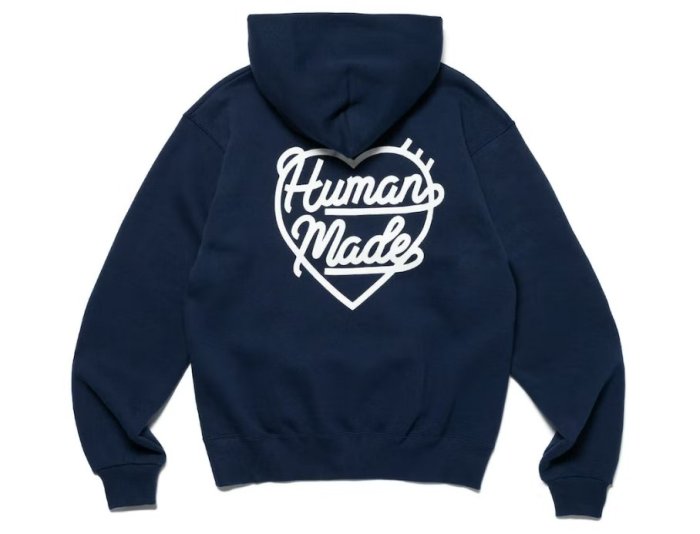 日貨代購CITY】2022AW HUMAN MADE HEART ZIP UP SWEAT 連帽外套LV愛心