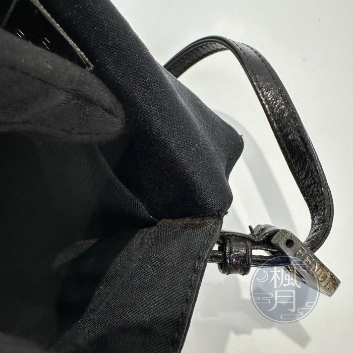 【一元起標 05/16】FENDI 芬迪 黑手機包 斜背包 肩背包 單肩包 側背包 精品包