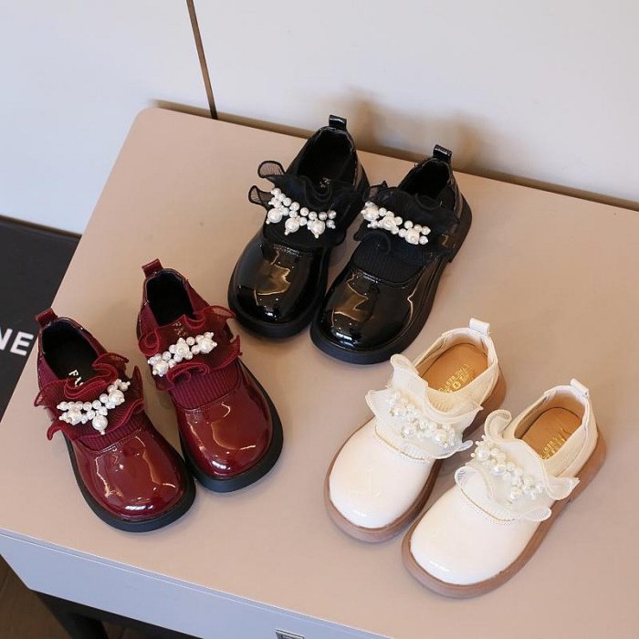 最新款 韓國可愛公主風娃娃鞋 3-15歲女孩 女童鞋 女童皮鞋 童鞋 兒童鞋 女童鞋满599免運