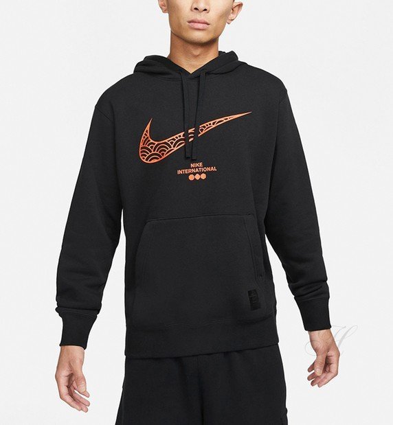 【Simple Shop】NIKE JUST DO IT 運動長袖 橘勾 標語 小標 帽T 男款 DQ5067-010