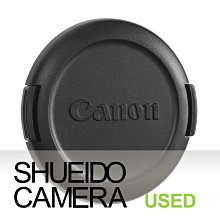 集英堂写真機【全國免運】美品 CANON E-58 58mm 原廠鏡頭前蓋 EOS EF EF-S #90 19522