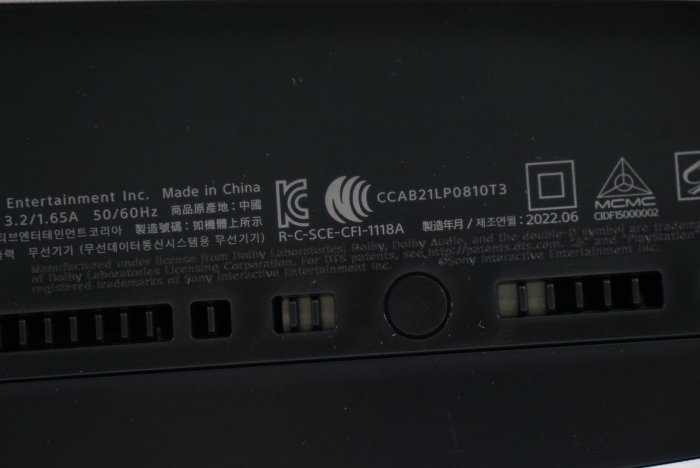 SONY PS5 825G 光碟版 CFI-1118A 2022出廠 附單手把