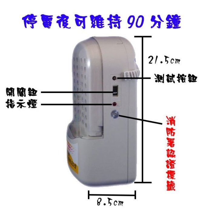 《消防材料行》 sh-37 緊急照明燈 LED型.S-36壁掛式 36顆燈 出口燈  消防認證品