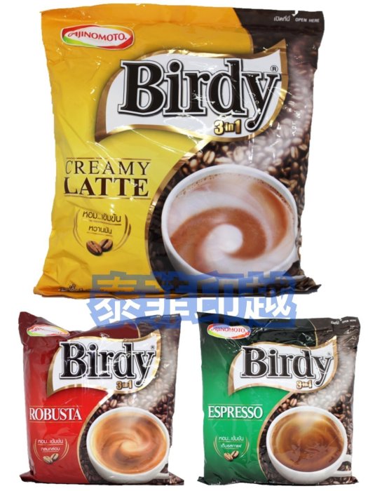 {泰菲印越 }   泰國 ajinomoto  BIRDY  博第 三合一咖啡 ROBUSTA  16.5克*27入