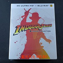 [藍光先生UHD] 印第安納瓊斯 1-4 4UHD + 1BD 五碟鐵盒套裝 Indiana Jones