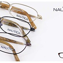 【My Eyes 瞳言瞳語】美國品牌Nautica 全框光學鏡架 適合配老花眼鏡(7072)