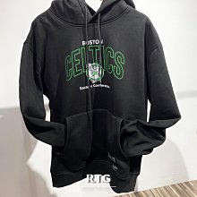 【RTG】Mitchell & Ness M&N HOODIE 帽T 黑色 波士頓賽爾提克 男款 NBA MNHO039BK