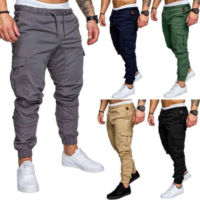 Men s skinny casual jeans stretch denim pants long trousers