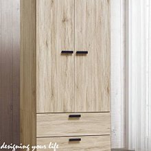 【設計私生活】杜邦3x6尺橡木色衣櫃(部份地區免運費)174A