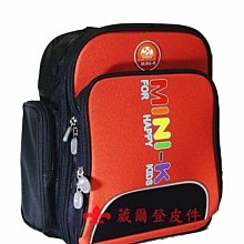【葳爾登】MINI-K新一代小學生書包,超輕防水背包,兒童護脊書包反光安全護童書包1027紅色