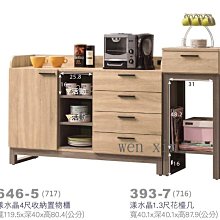 ☆溫馨小屋☆**漾水晶4尺收納置物櫃／1.3尺花檯几 3042-528-5（台北地區免運費）