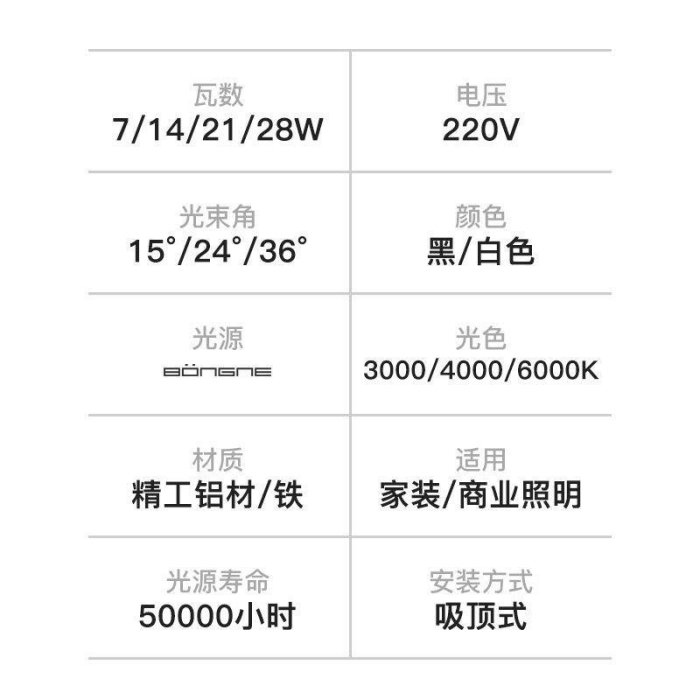 佳振*LED明裝射燈方形雙頭四頭免開孔吸頂筒燈客廳可調角度天花格柵燈 *工廠店