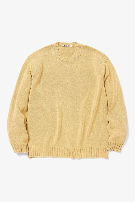 二手美品19SS AURALEE FLAT YARN KNIT P/O 4號| Yahoo奇摩拍賣