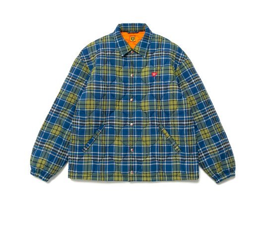 HUMAN MADE QUILTED CHECK COACH JACKET 格紋老虎外套HM25JK005。太陽選物社