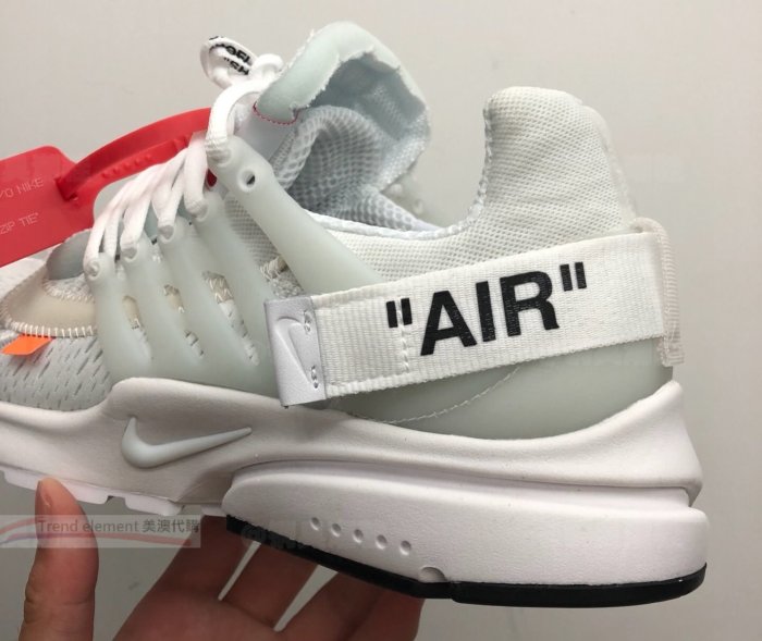 美澳代購OFF-WHITE x Nike Air Presto AA3830-002 THE TEN 10 魚骨白黑