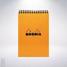法國 RHODIA Wirebound Pad A5 上掀式圈裝筆記本: 橘色/Orange