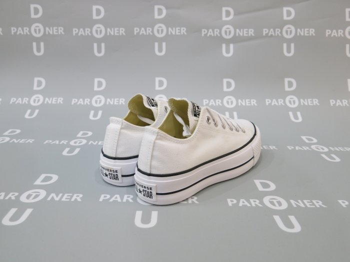 【Dou Partner】CONVERSE ALL STAR LIFT 低筒 增高厚底 女款 白色 560251C