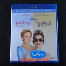 [藍光先生BD] 麻雀變公主 1+2 Princess Diaries 10週年特別版