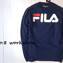 ☆【FILA男生館】☆【FILA LOGO印圖長袖T恤】☆【FA002C7】(S-M)