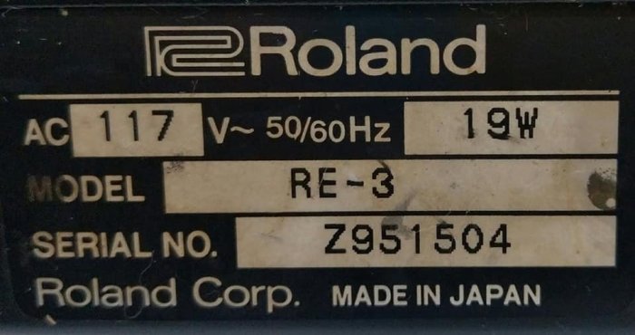 (高點舞台音響)中古二手ROLAND RE-3 space echo 數字空間迴聲 效果器