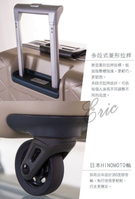 【E】SUNCO極輕鎂合金框架箱 輕量行李箱 C-FG419旅遊箱 商務箱 行李箱 旅行箱 22吋行李箱-海軍藍