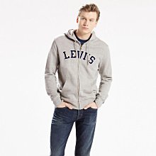 ☆【Levi s男生館】☆【Levi s LOGO貼布連帽外套】☆【LS001M1】(S-M)