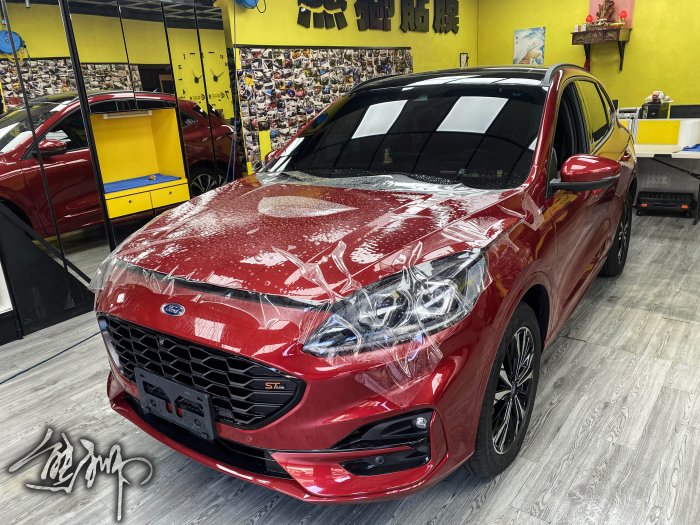 【熊獅貼膜】FORD KUGA 引擎蓋 大燈 STEK TPU透明犀牛皮 變色燈膜 FOCUS PVC TPH 歡迎詢問