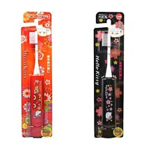 【JPGO】日本製 HAPICA電動牙刷 替換刷頭~和風KITTY  BRT-1R (JKT) 紅#872 黑#865