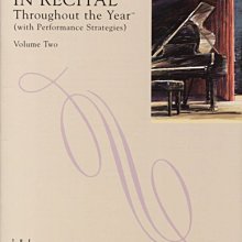 【599免運費】In Recital Throughout the Year, Vol Two 【1-4冊】
