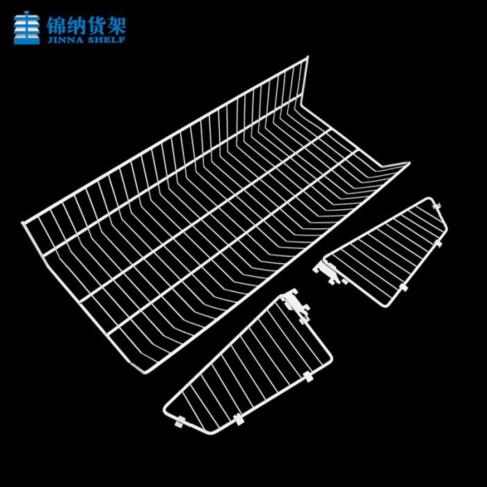 超市貨架配件可拆卸組合式掛籃斜口掛框分類籃加隔片掛筐多款