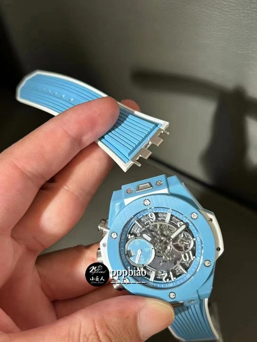 限量BBF 新款蒂夫尼藍 陶瓷 計時碼表 手錶 男士手錶