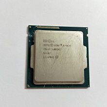 電腦雜貨店→Intel Core™ i5四代 1150腳位 CPU i5-4430 二手良品 $340