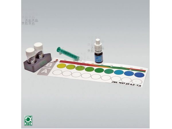 五1↓青島25346德國JBL淡海水酸鹼值PH測試組合精準型 PH測試液(PH6.0-7.6)可測80次期限2020.2