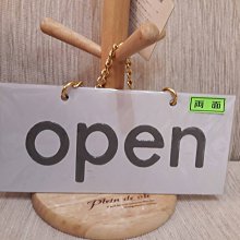 天使熊小鋪~日本帶回 OPEN CLOSED 兩面吊牌 ～全新現貨~