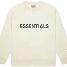 【日貨代購CITY】FOG Fear Of God Essentials Crewneck 3D Silicon 米黃