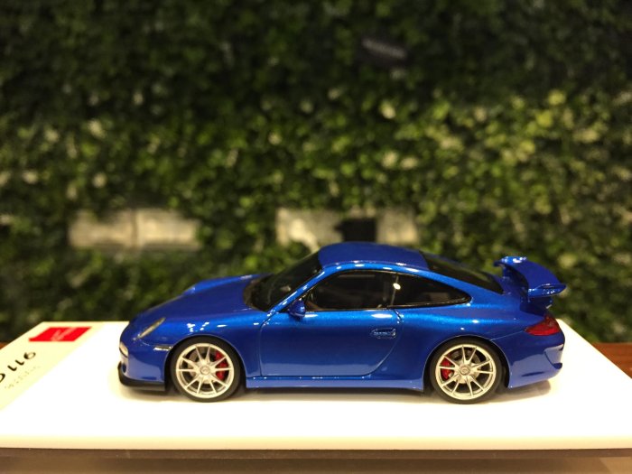 1/43 MakeUp Porsche 911 (997) GT3 2010 Aqua Blue EM602I【MGM】