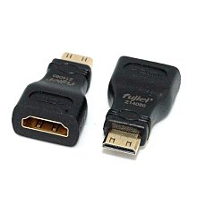 小白的生活工場*FJ SR4004 Mini HDMI(公)to HDMI(母)鍍金轉接頭