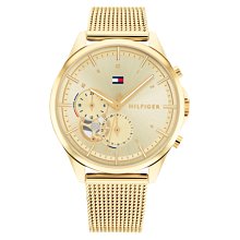 Tommy Hilfiger 鏤空時尚編織米蘭鋼帶 中性錶 1782417 公司貨 TH700157