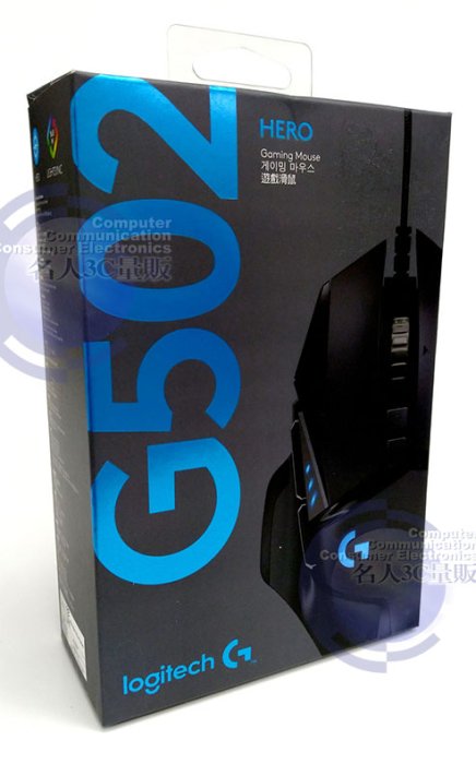 【MR3C】含稅附發票 台灣公司貨 Logitech 羅技 G502 HERO 高效能遊戲 滑鼠