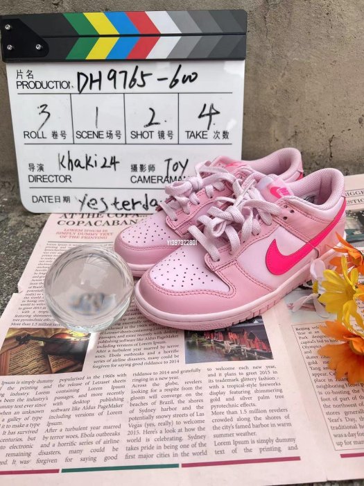 Nike Dunk Low“Triple Pink 頑皮豹 粉色 粉紅豬 女神滑板鞋 DH9765-600公司級