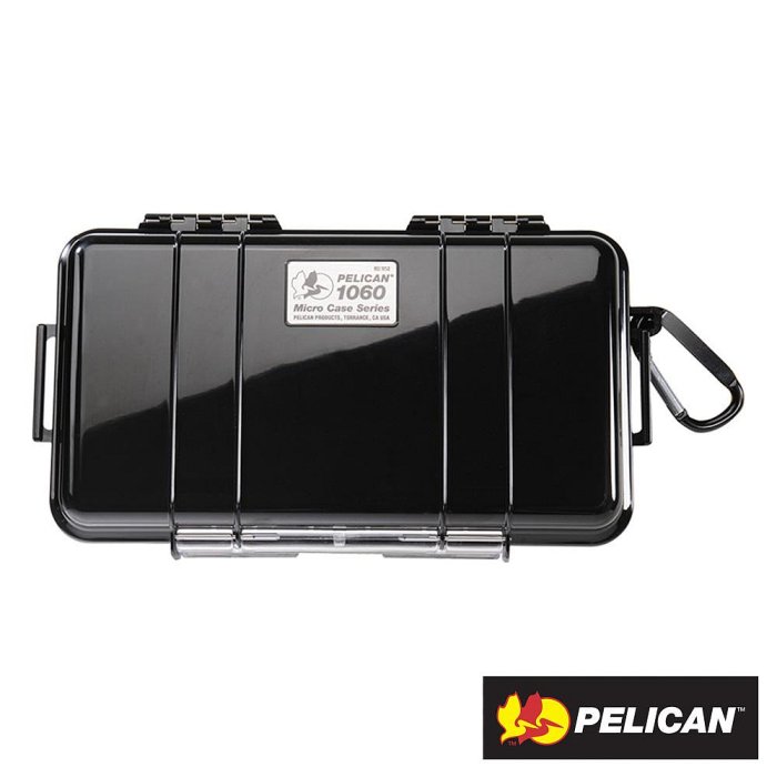 12期 PELICAN 美國派力肯 1060 Micro Case 微型防水氣密箱 黑/黃 2色選1 攝錄影器材保護