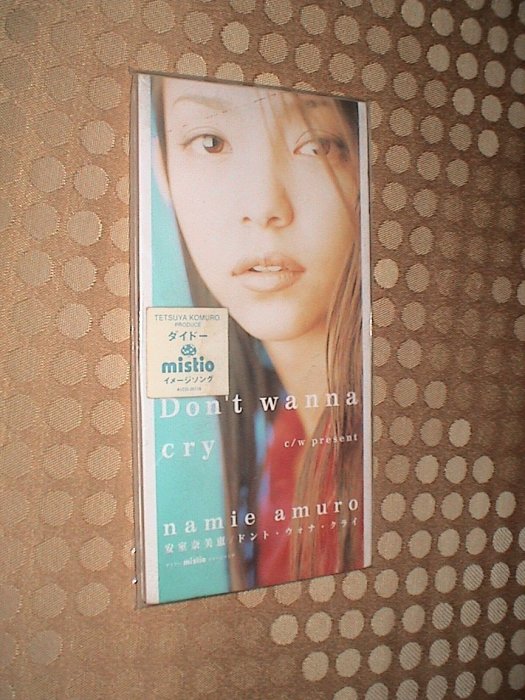 安室奈美惠 Namie Amuro D'ont Wanna Cry 絕版單曲CD