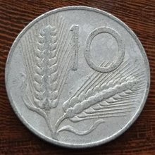 義大利    1952      10里拉  鋁幣   434