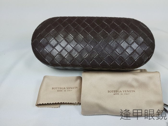 『逢甲眼鏡』BOTTEGA VENETA 光學鏡框 全新正品  大方框 漸層棕 酒紅格紋鏡腳 【BV310/F TM9】