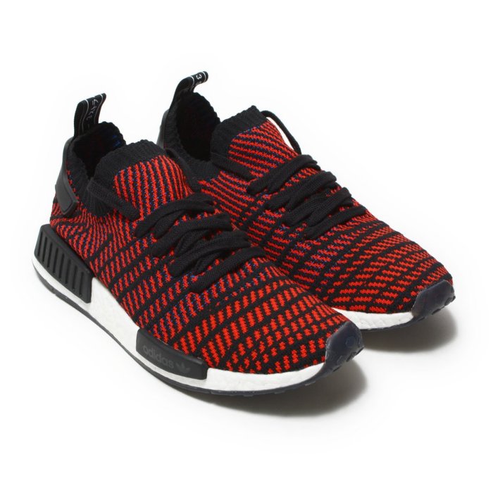 =CodE= ADIDAS ORIGINALS NMD R1 STLT PK 雪花編織襪套慢跑鞋(紅黑)CQ2385預購